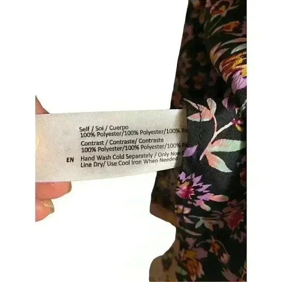 Anthropologie band of Gypsies Floral Flutter Sleeve A-Line Mini Dress, S - Picture 2 of 8